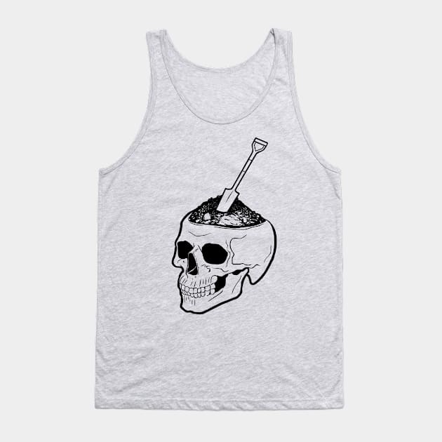 Skull Tank Top by akka_designs